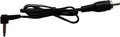 Cioks Flex Cable Type 5 - 3,5mm Jack-Plug (tip positive / L-shape / 30cm / black) Effect Pedal Power Cables & Accessories