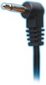 Cioks Flex Cable Type 5 - 3,5mm Jack-Plug (tip positive / L-shape / 50cm / black) Câbles d'alimentation pour pédales d'effet