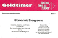 Coda Goldtimer Band 2 / 8 Bekannte Evergreens