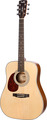 Cort Earth-70 LH OP (lefthand / natural) Guitarra Western Mão Esquerda, Sem Pickup