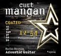 Curt Mangan Acoustic Guitar 80/20 Bronze Coated Medium Light (12-54)