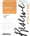 D'Addario Bb Clarinet Reserve Evolution (box of 10 - strength 5.0)