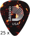 D'Addario Classic Celluloid Shell .70mm (medium / set of 25 picks)