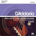 D'Addario EJ65C Pro-Arté Custom Extruded Ukelele Concert (.028-.028)