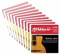 D'Addario EJ83M - 10 Sets Acoustic Gypsy Jazz (.011-.045) Set Corde Per Chitarra Acustica Pacco da 10
