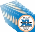D'Addario EXL115W Light Top/Medium Bottom / 011-049 Packs de 10 jeux de cordes de guitare électrique