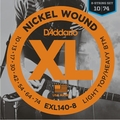 D'Addario EXL140-8 Jogo Cordas Guitarra Eléctrica 8-Cordas