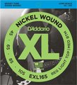 D'Addario EXL165 Regular Light Top / Medium Bottom, Long Scale (045-105) Jeux de cordes .045 pour basse électrique 4 cordes