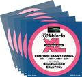 D'Addario EXL170SL Super Long Scale 4-String Electric Bass String Set-5 Packs