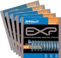 D'Addario EXP110 Regular Light / 010-046 Packs de 5 jeux de cordes de guitare électrique