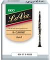D'Addario La Voz Bb Clarinet Hard (strength hard, 10 pack, unfiled)