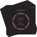 D'Addario NYXL1046 New York XL Pack of 10 Sets / Nickel Round Wound (.010-.046 - regular light) Packs de 10 jeux de cordes de guitare électrique