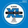 D'Addario XLB095 Long Scale Nickel Wound / .095 Single Strings for E-Bass Guitar