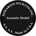 Di Marzio DP130 / Acoustic Model (black) Piezo Pickups