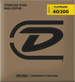 Dunlop Bass Flatwound Stainless Steel - 4-Strings Set (Medium Light, .040-.100)