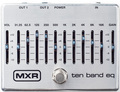 Dunlop MXR M108 S 10 Band Graphic EQ (Silver Aluminum, European Version)