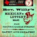 Dunlop Rev. Willy's Mexican Lottery Nickel Plated Round Wound, Super Fine / .007 - .038