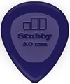 Dunlop Stubby Jazz Pick Dark Purple 3.00mm Plettri per Chitarra