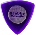Dunlop Stubby Triangle Dark Purple - 3.00