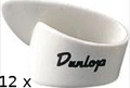 Dunlop Thumbpick White Plastic - Medium 9002R (12 picks) Zitherringe