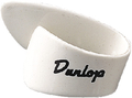 Dunlop Thumbpick White Plastic - Medium Lefthand 9012R Daumenringe für die linke Hand