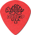 Dunlop Tortex Jazz III Red - Light - Sharp Tip