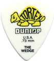 Dunlop Tortex Wedge Yellow - 0.73 Set de púas