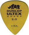 Dunlop Ultex Sharp Amber - 2.00 Guitar Picks