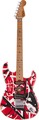 EVH Striped Series Frankie Striped Series Frankie (red/white/black relic) Guitares électriques modèle ST