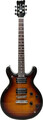 Eastwood Black Widow (FL sunburst) Double Cutaway Electric Guitars