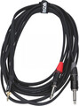 Enova Jack 3.5 mm to 1/4' plug 2 Pole Adapter Cable (1m)