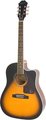 Epiphone AJ-220SCE (vintage sunburst) Guitarra Western, com Fraque e com Pickup