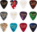 Fender 351 Shape Celluloid Medley (12 picks, medium)