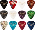 Fender 351 Shape Celluloid Medley (12 picks, thin)