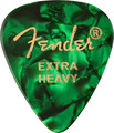Fender 351 Shape Premium Celluloid 12-Pack / Extra Heavy (green moto)
