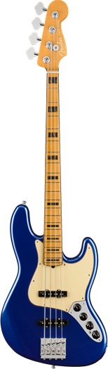 Fender American Ultra Jazz Bass MN (cobra blue) E-Bässe 4-Saiter