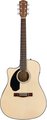 Fender CD-60SCE LH WN (natural lefthand) Guitarra Western Mão Esquerda, Com Pickup