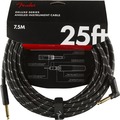 Fender Deluxe Tweed Instrument Cable AS (7.5m black tweed angled/straight)
