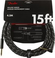 Fender Deluxe Tweed Instrument Cable AS (4.5m tweed, angled/straight)