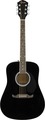 Fender FA-125 Dreadnought Acoustic (black) Guitarra Western sem Fraque e sem Pickup