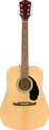 Fender FA-125 / Dreadnought (natural / walnut fingerboard) Guitarra Western sem Fraque e sem Pickup
