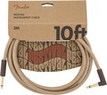 Fender Festival Instrument Cable (3m angled pure hemp natural)