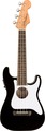 Fender Fullerton Strat Ukulele (black) Ukelele da Concerto con Pickup