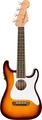 Fender Fullerton Strat Ukulele (sunburst) Concert Ukuleles w/ Pickup