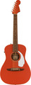 Fender Malibu Player (fiesta red) Guitares acoustiques avec micro