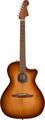 Fender Newporter Classic (aged cognac burst) Westerngitarre mit Cutaway, mit Tonabnehmer