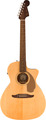 Fender Newporter Player (natural) Cutaway Acoustic Guitars with Pickups