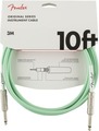 Fender Original Instrument cable (10ft, 3m, surf green) Instrument Cables 3-5m