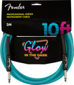 Fender Pro Glow In The Dark Cable (3m blue) Cavo Jack-Jack> = 3m A 5m