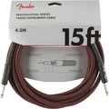 Fender Professional Instrument Tweed Cable (15'/4.5m; straight-straight; red tweed)